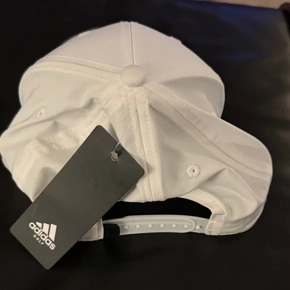Adidas White Adjustable Cap NWT - Picture 2 of 6